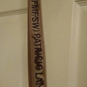 USMC Embroidered Lanyard, MARPAT Desert Tan, made by USMC Official Hobbyist # 23078