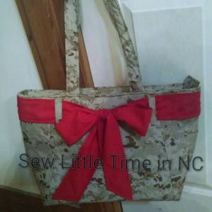 USMC MARPAT Desert Extra Large Tote Bag, made by USMC Official Hobbyist #23078