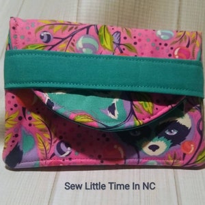 Tula Pink Coin and Card Wallet, ready to ship