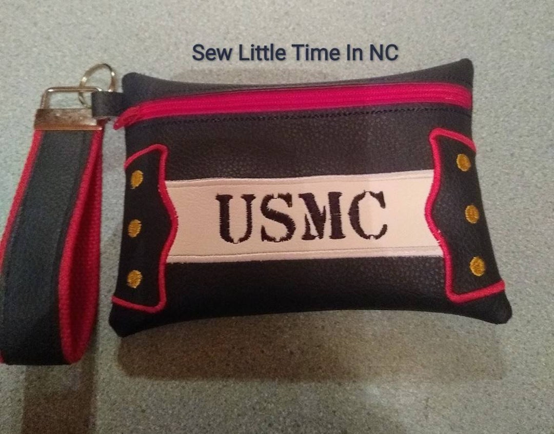USMC Dress Blues Clutch/wristlet Etsy