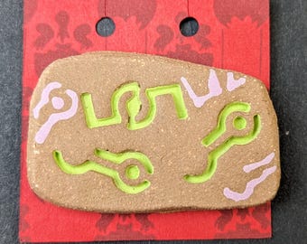 Trouble Stone (Green & Purple)