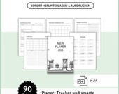 ADHS Planer 2026 | PDF in A4 zum herunterladen | für mehr Struktur und Fokus | Planer und Kalender für ADHS und Neurodivergenz