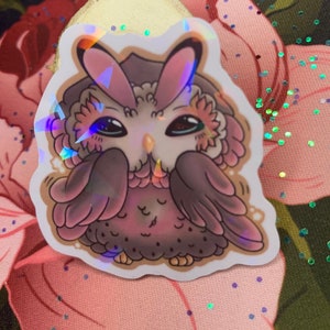 Lulu la chouette, owl, forêt, animaux, nature, brillant, mignon, kawaii, oiseaux