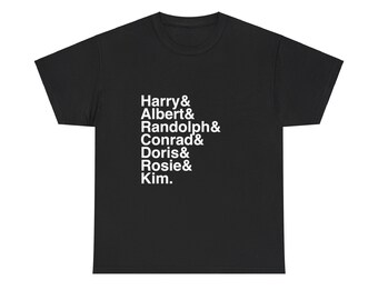 Bye Bye Birdie Broadway Musical Names List Tee, Broadway gift, Broadway Musical, Musical Theater Gift, Broadway Fan Gift, Actor Shirt