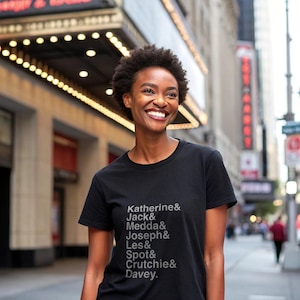 Newsies Broadway Musical Names List Tee, Broadway gift, Musical Theater Gift, Broadway Fan Gift, Broadway Actor Shirt, theatre, cast gift