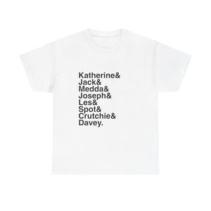 Newsies Broadway Musical Names List Tee, Broadway gift, Musical Theater Gift, Broadway Fan Gift, Broadway Actor Shirt, Theatre, cast gift