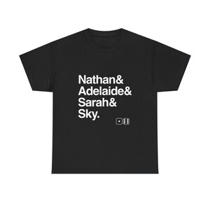 Guys and Dolls T-Shirt - Sky Masterson, Sarah Brown Names List Tee | Runyonland Broadway Musical Gift, Sit Down You're Rockin'