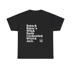 Into The Woods Broadway Musical Names List Tee, Broadway gift, Musical Theater Gift, Broadway Fan Gift, Broadway Actor Shirt, theatre gift