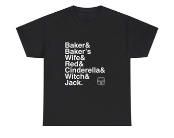 Into The Woods Broadway Musical Names List Tee, Broadway gift, Musical Theater Gift, Broadway Fan Gift, Broadway Actor Shirt, theatre gift