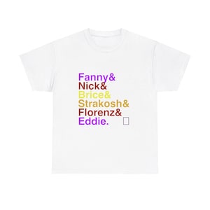 Funny Girl Broadway Musical Names List Tee, Broadway gift, Musical Theater Gift, Broadway Fan Gift, Broadway Actor Shirt, theatre gi