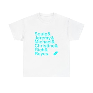 Be More Chill T-Shirt (BMC) - Names List Tee | Jeremy, Michael Mell, SQUIP, Broadway Musical Gift, Theatre Kid Apparel