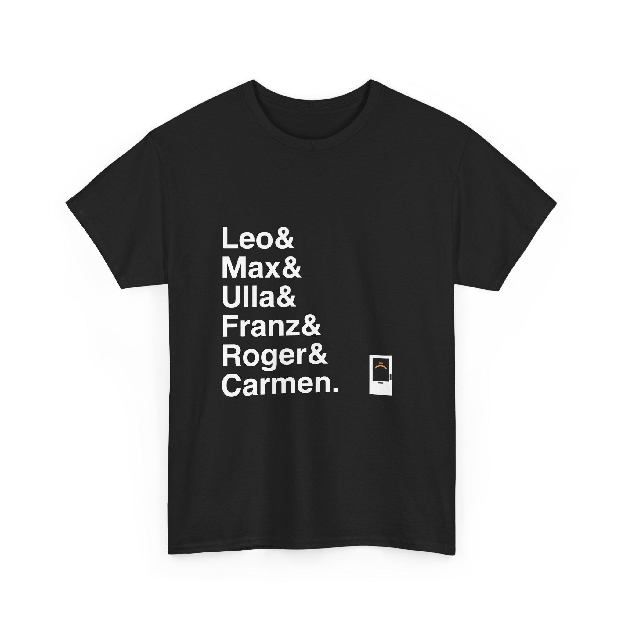 The Producers T-shirt - Max Bialystock, Leo Bloom Names List Tee | Mel ...