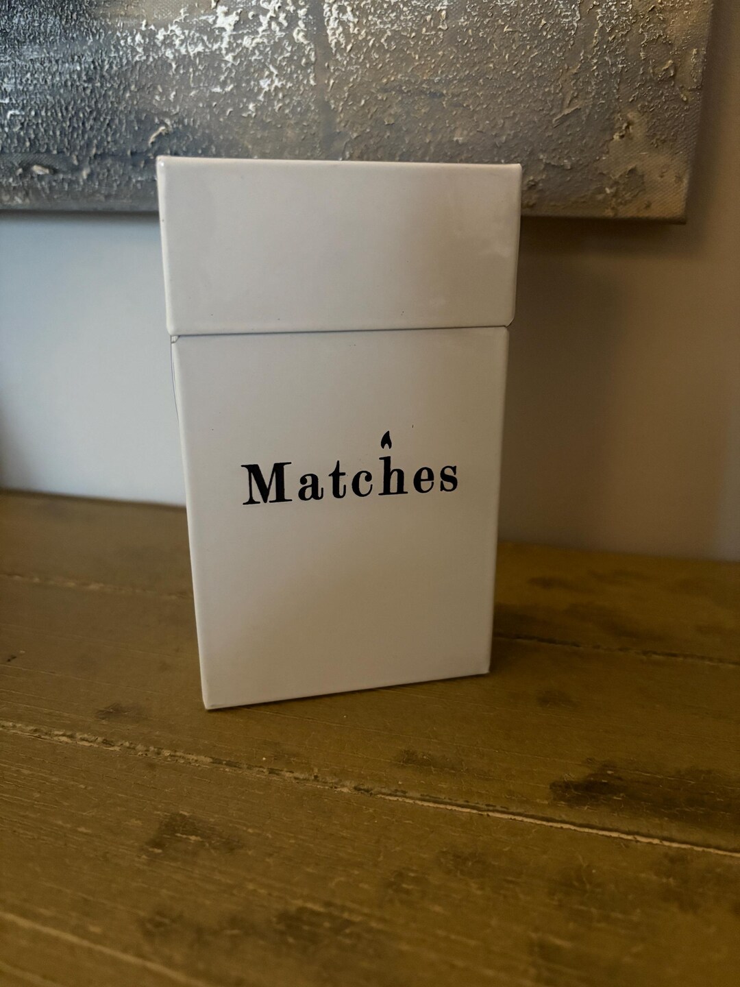 LOFT 1850 Metal Match Storage Box - Etsy UK