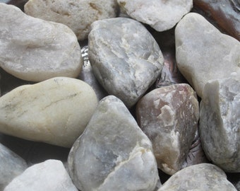 Flower Essence Talismans, Quartz Crystal, Natural Uncut Unpolished, Energetic Support from Nature & Earth's Natural Vibrations