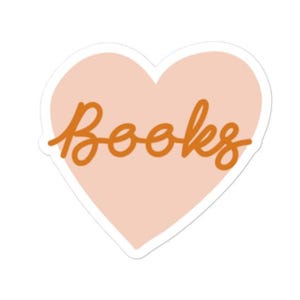 Bookish Sticker - Buchliebhaber Vinyl Aufkleber, Bibliophiles Geschenk, Leseästhetik, wasserfester Aufkleber für Laptops, Journals & Kindle