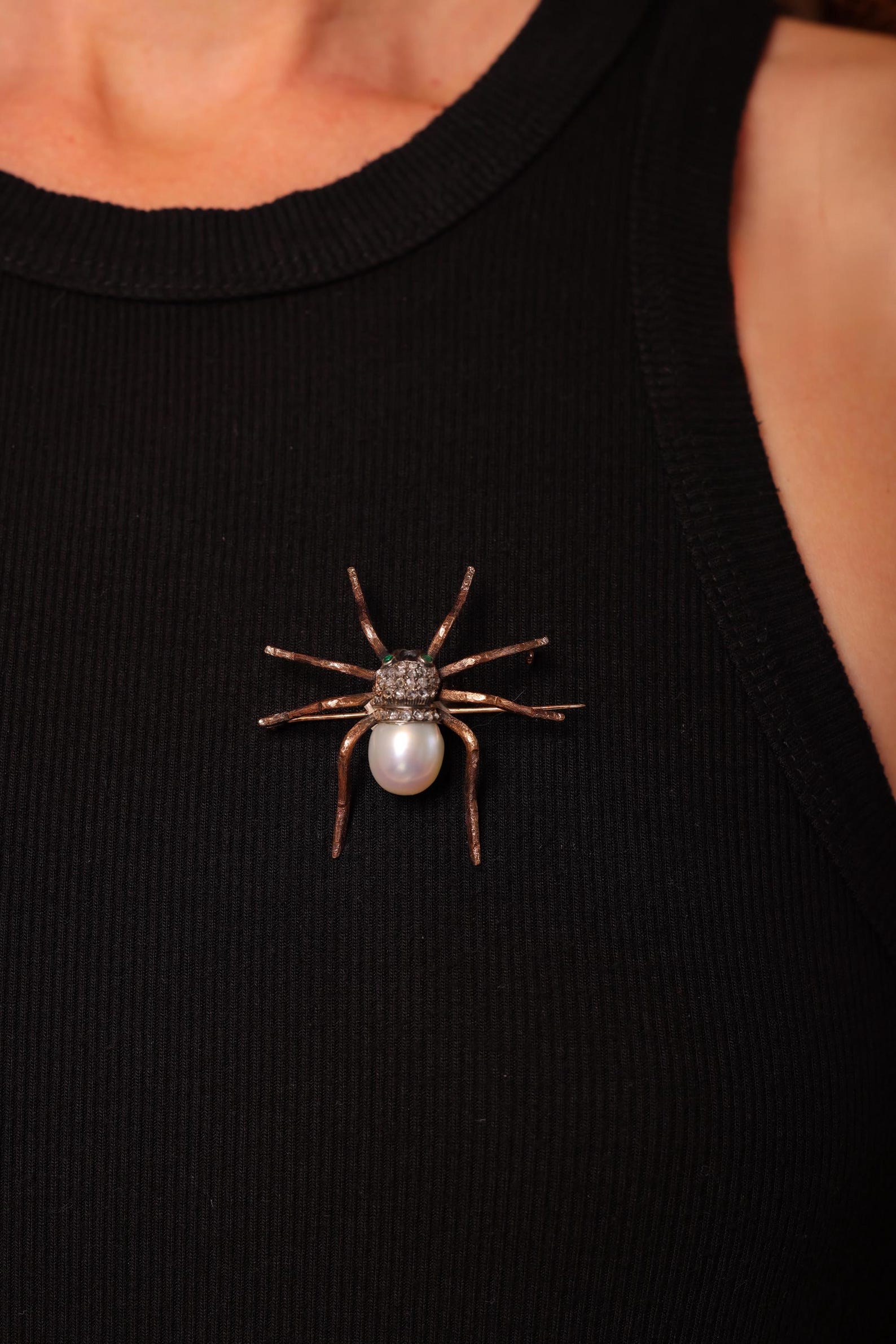 Victorian Revival Pearl Brooch main image 1