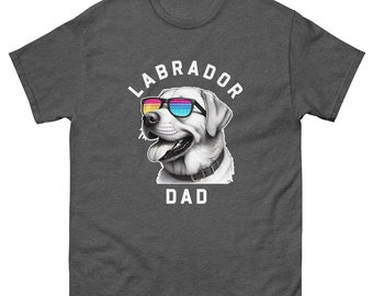 Labrador Dad T-Shirt: Retriever Hundebesitzer Geschenk
