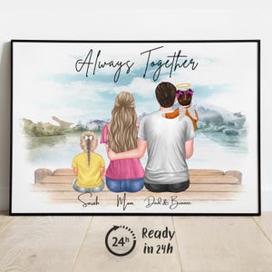 Spersonalizowany prezent z okazji poronienia, spersonalizowany portret rodzinny z okazji utraty dziecka, prezent z okazji utraty niemowlęcia, martwo urodzone dziecko, utrata ciąży