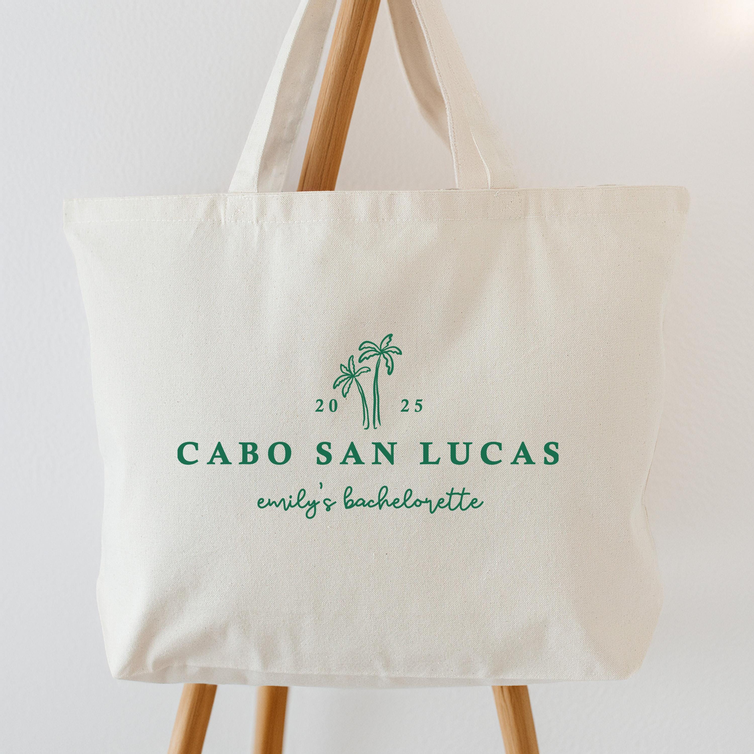 Custom Cabo San Lucas Bachelorette Tote Bag, Personalized Beach ...