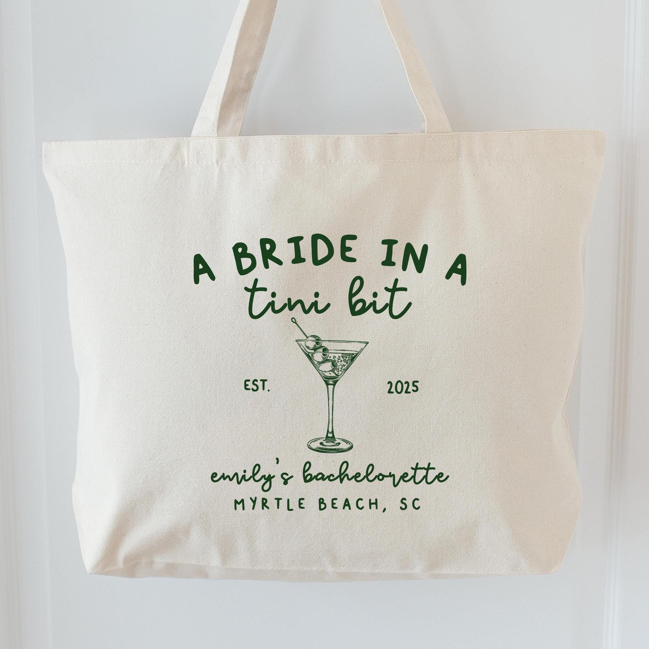 Personalized Bachelorette Party Tote Bag