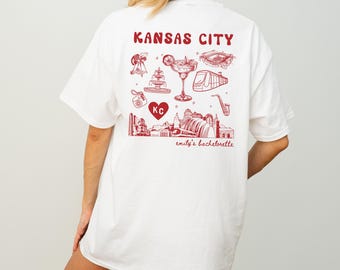 Kansas City Bachelorette Party T-Shirt: Custom Bride Crew Tee