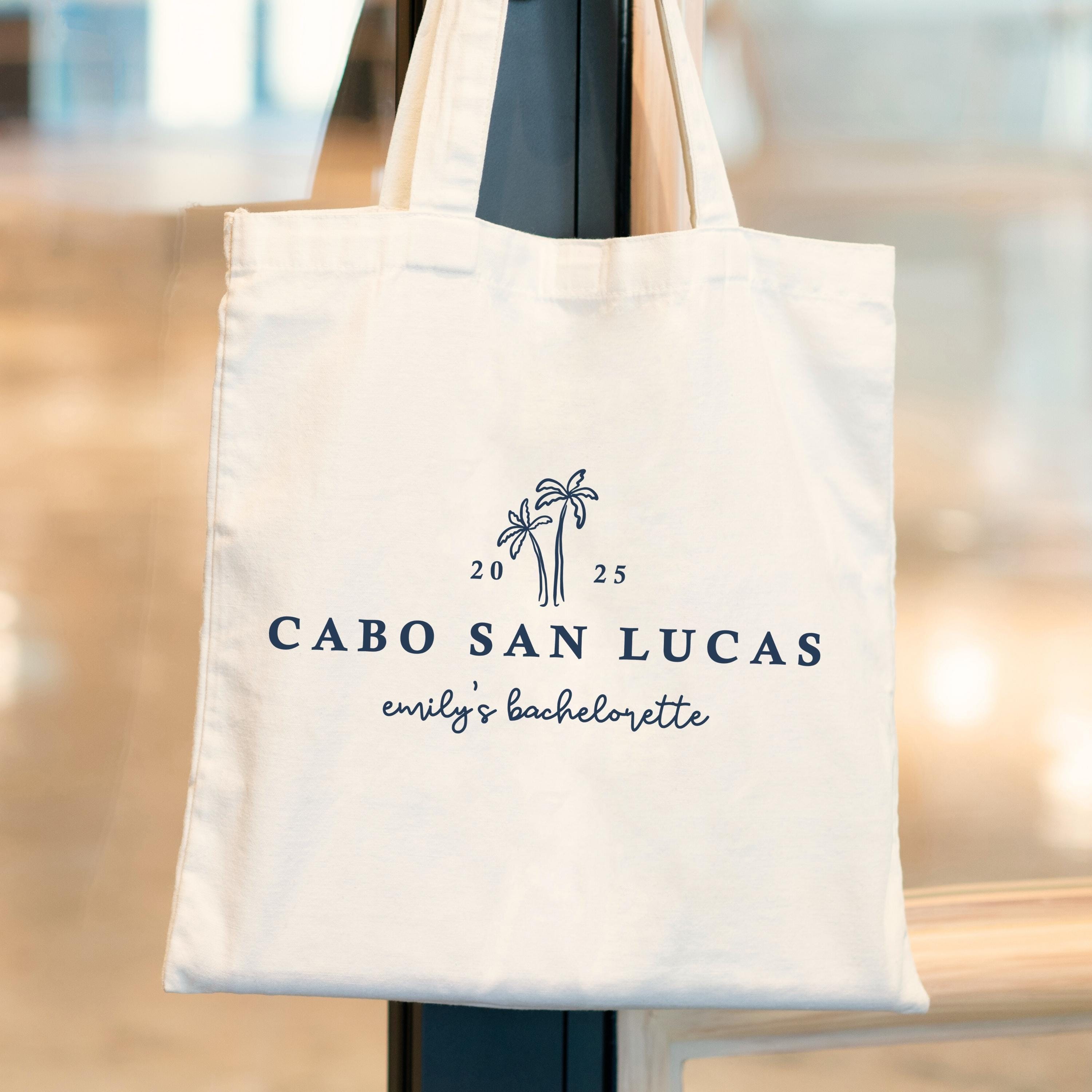 Custom Cabo San Lucas Bachelorette Tote Bag, Personalized Beach ...