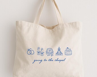 Going to the Chapel Tote Bag: Wedding Party Gift
