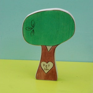 Wedding Cake Topper- Large Personalized Sweetheart Tree