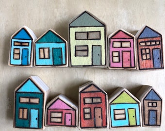 Ten Tiny Houses, Miniature Village, Affordable Housing Seedlings