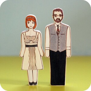 Custom Wedding Cake Topper Couple