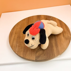 Rosette Rovers Lefty O&#39;Dog Plush - Vintage Commonwealth Plush Dog - 1991 Baseball Puppy Stuffed Animal