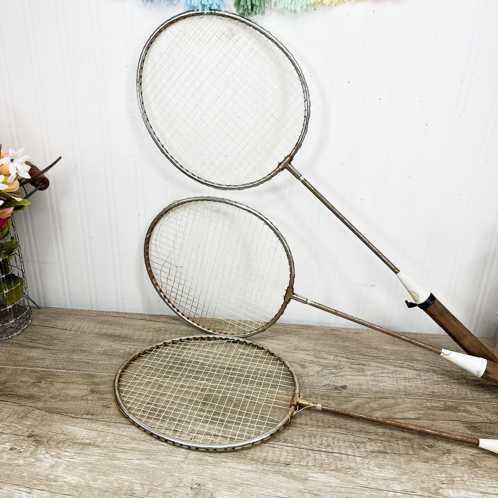 Badminton Racket Vintage - Etsy