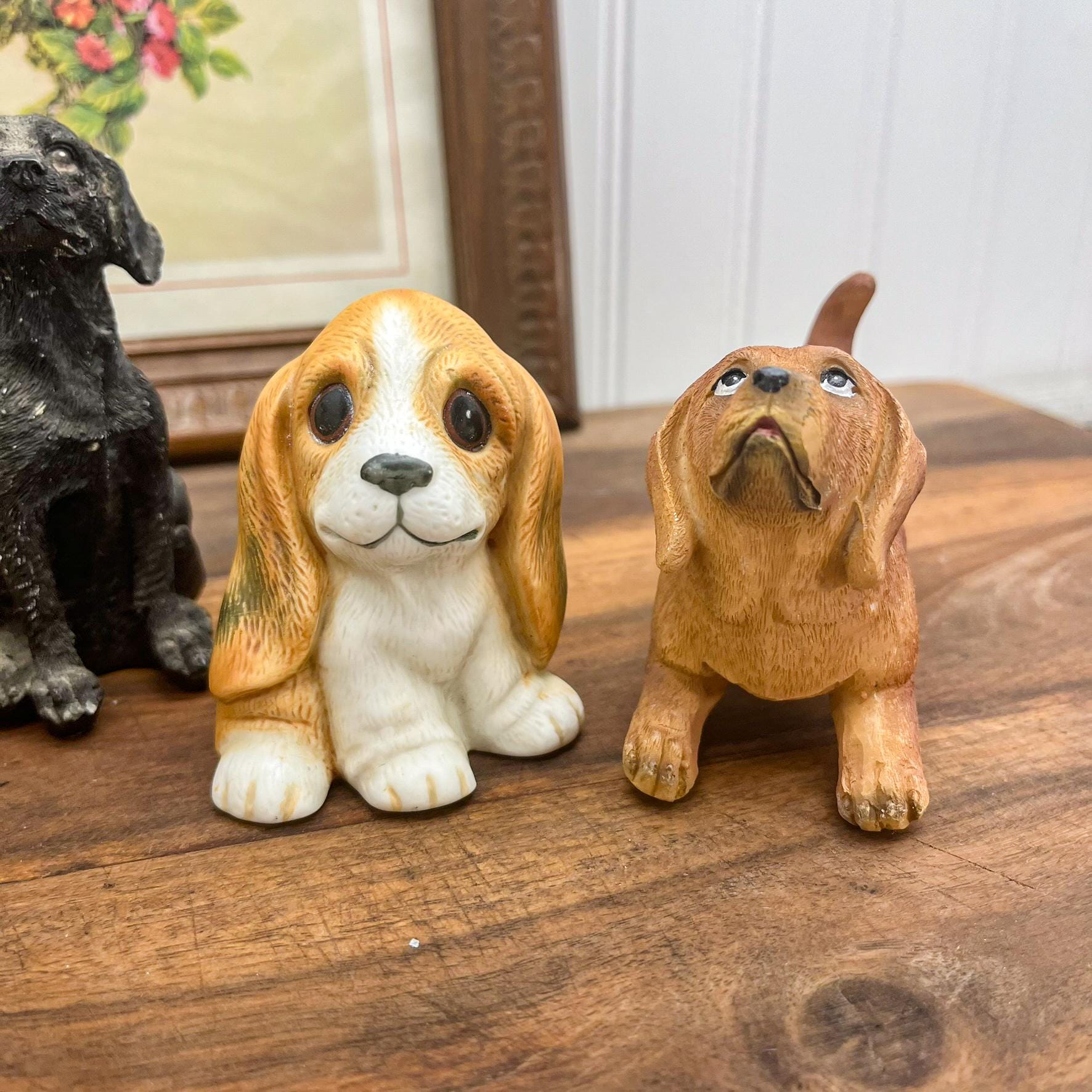 Vintage Porcelain Dog Figurine: Choose Your Puppy Decor - Etsy