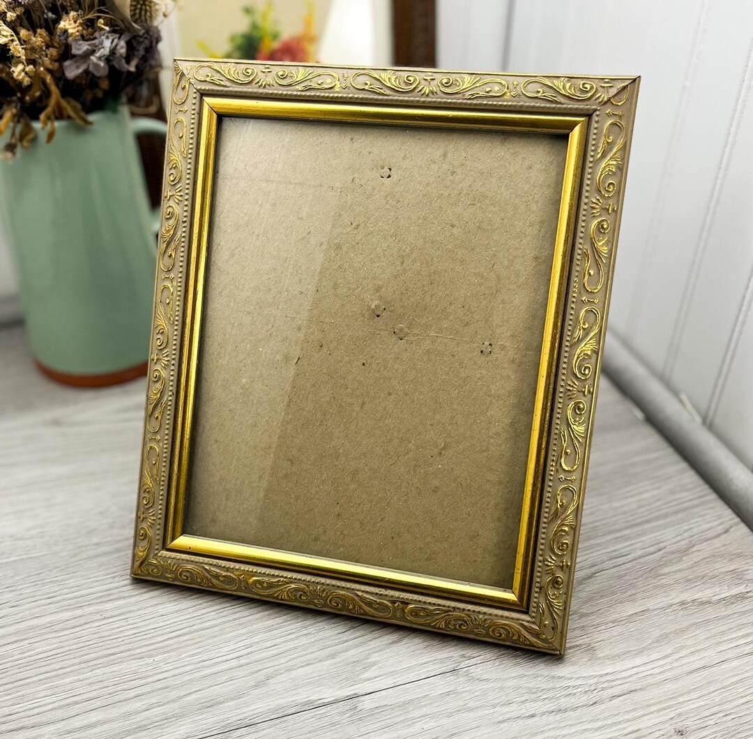 Vintage Ornate Gold Picture Frame - 8x10 Inch - Etsy
