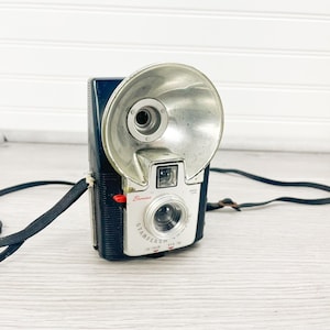 Retro Camera Shelf Decor - Kodak Brownie Starflash Camera Made in USA - Vintage Cameras