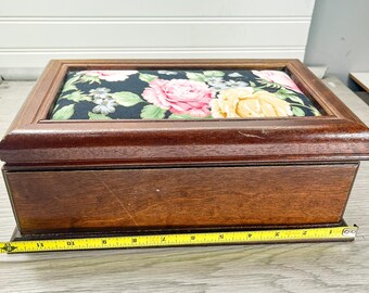 ミッドセンチュリージュエリーボックス（花柄トップ付き） - MCM