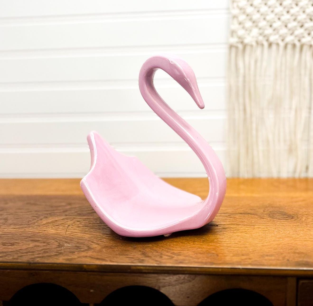 Vintage Pink Ceramic Swan: Towel, Trinket, or Soap Dish - Etsy