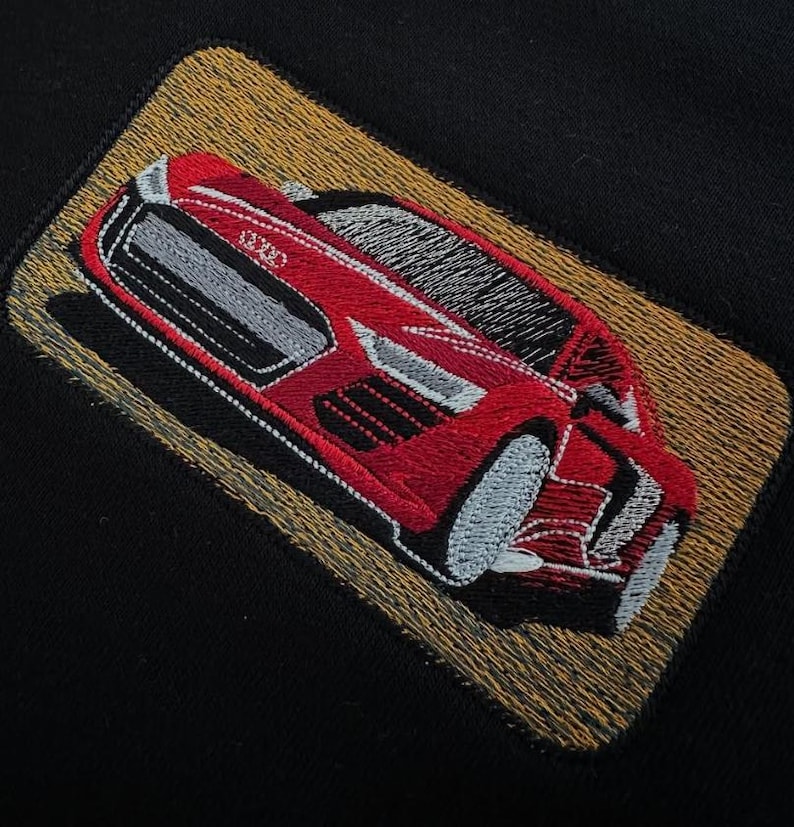 Audi R8 – Embroidery Machine Design (digital File) - Etsy