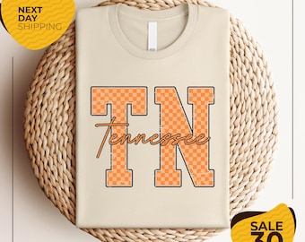 Tennessee Checkers Shirt | Nostalgic Tennessee T-Shirt | Tennessee Travel Gift | Tennessee Crewneck | Retro Style Shirts