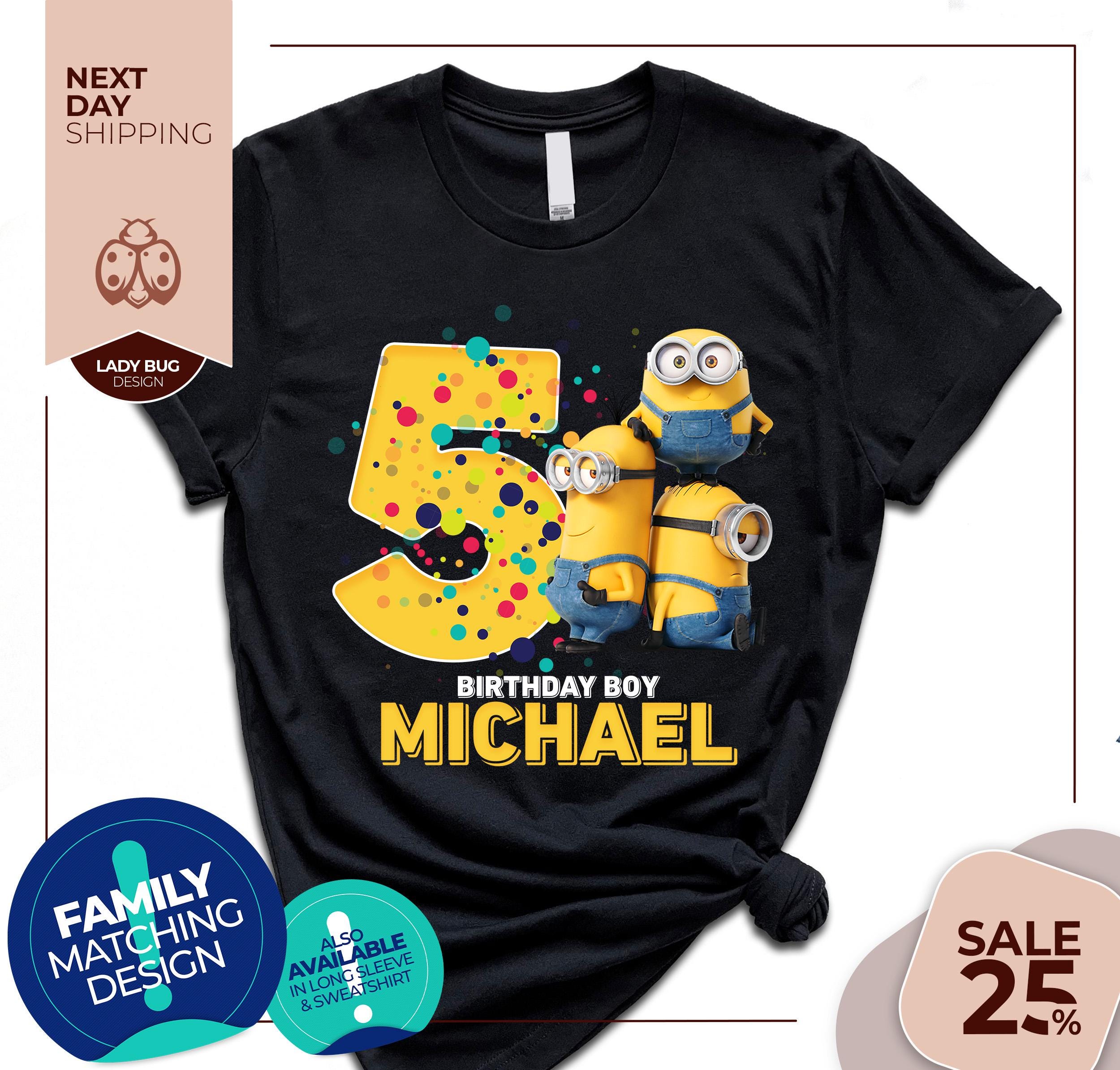 Despicable Me Minions One In A Minion Blue Text Portrait