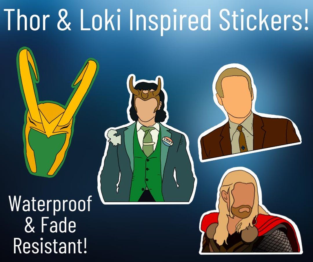 Thor & Loki Inspired Sticker - Etsy