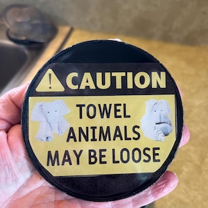 Towel Animal Magnet