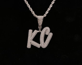 Custom Diamond Name Necklace – Personalized Hip-Hop Jewelry