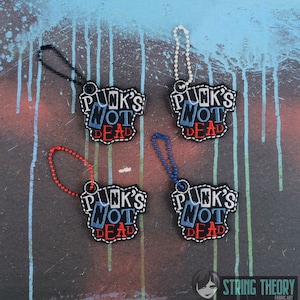 Punk’s Not Dead ITH in the hoop Dangle 4x4 Hoop Machine Embroidery Pattern