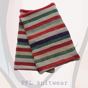 SET OF 2   Frazada pillow covers with colorfull stripe pattern 20 x 12 inch / 51 x 30 cm