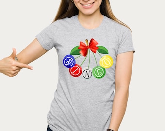 Bingo Balls Cherry Grouping PNG Great for Sublimation and More!