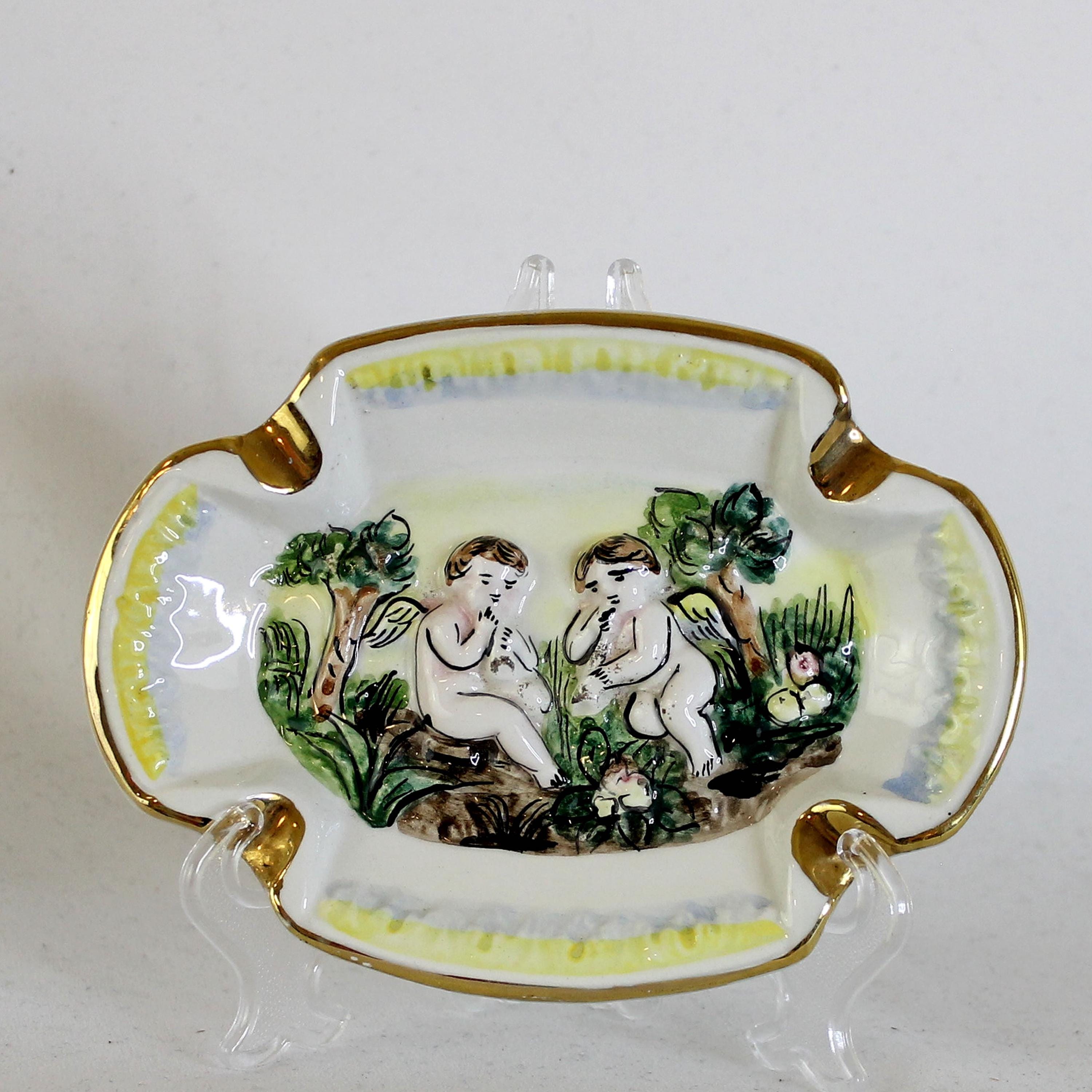 Capodimonte Ashtray - Etsy
