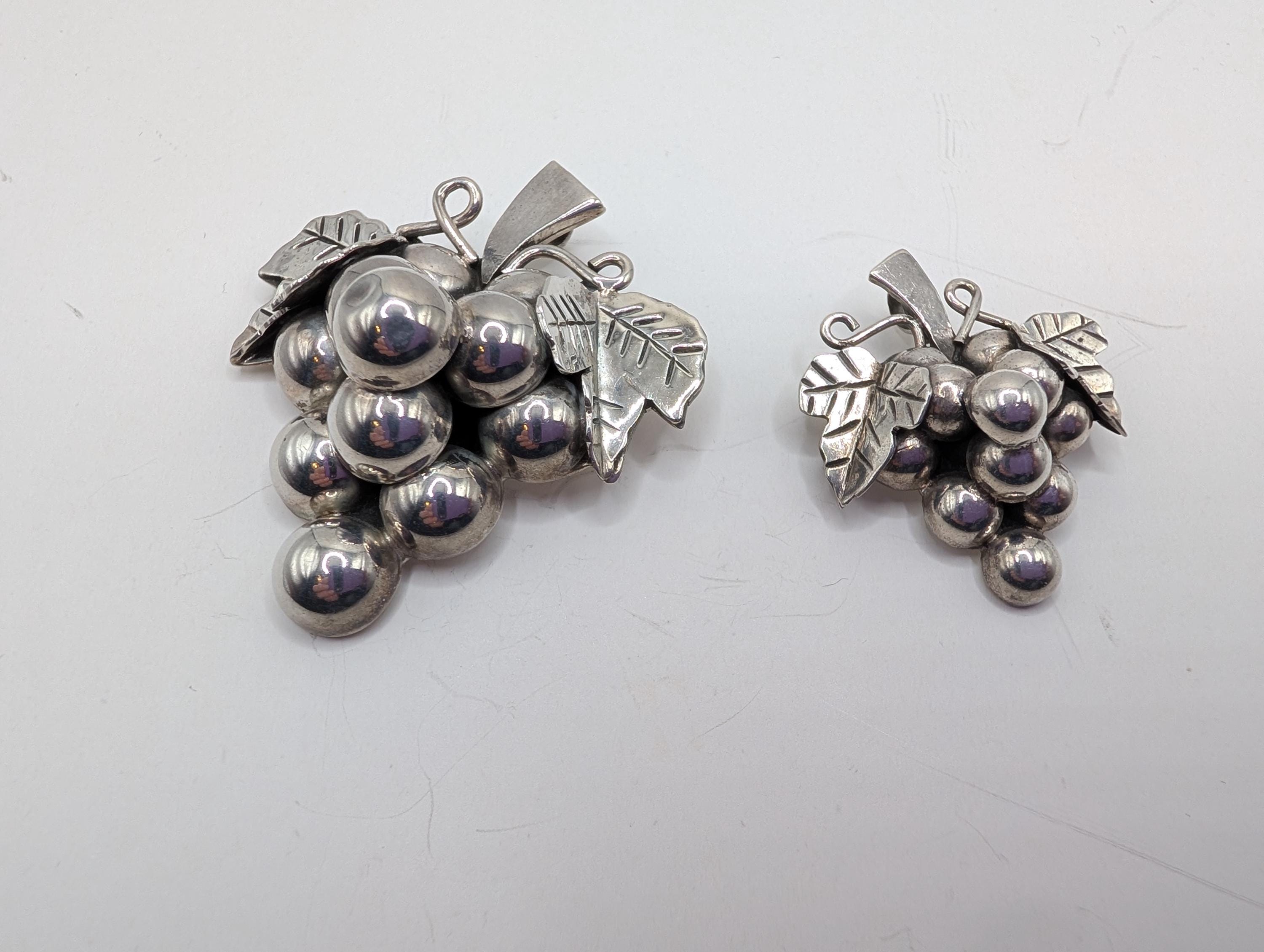 Mexican Silver Taxco Brooch Antique - Etsy