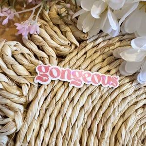 gongeous sticker || infinity nikki meme sticker