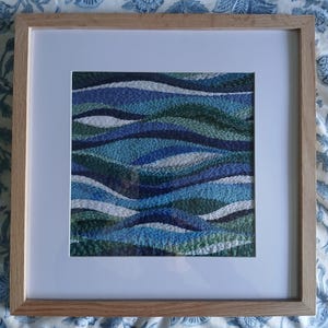 KAZUKO SAEKI FRAME ART 糸アート Sashiko Frame - Etsy